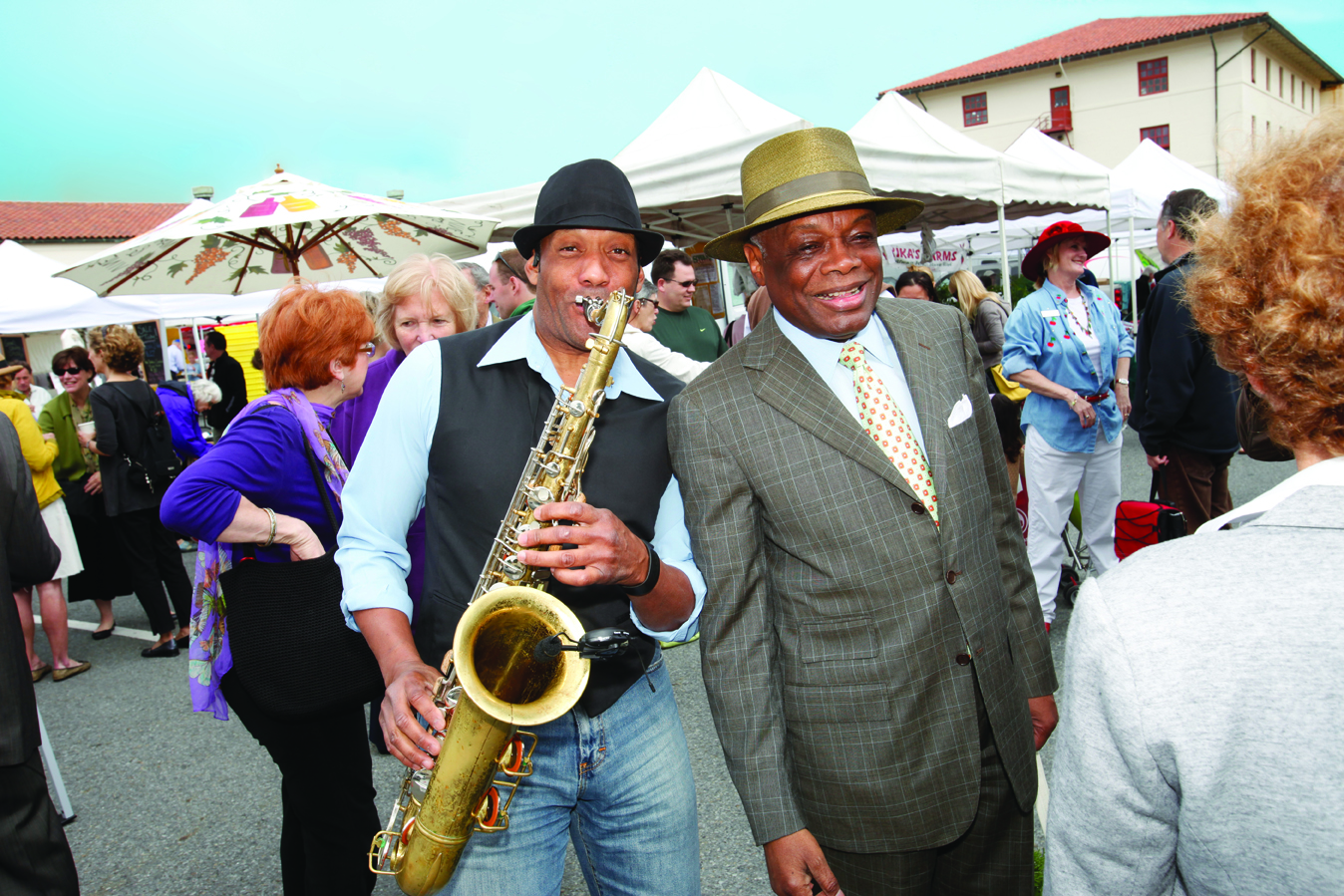 Chaz & Mayor Mr.Willie Brown Performing at the Fort Mason FM-Grand Opening